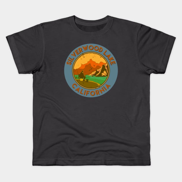 Silverwood Lake Kids T-Shirt by Spearhead Ink